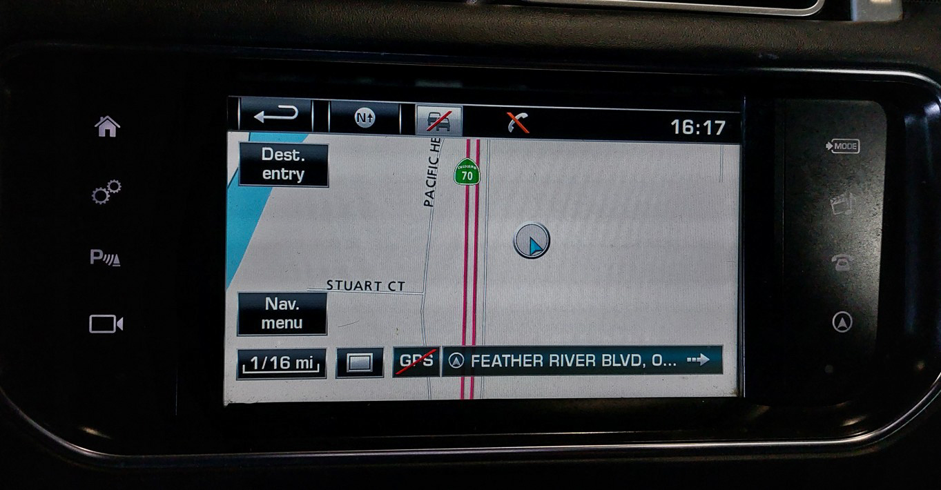 2016 LAND RANGE ROVER CENTER DASH GPS NAVIGATION INFORMATION TOUCH SCREEN — exact item pictured